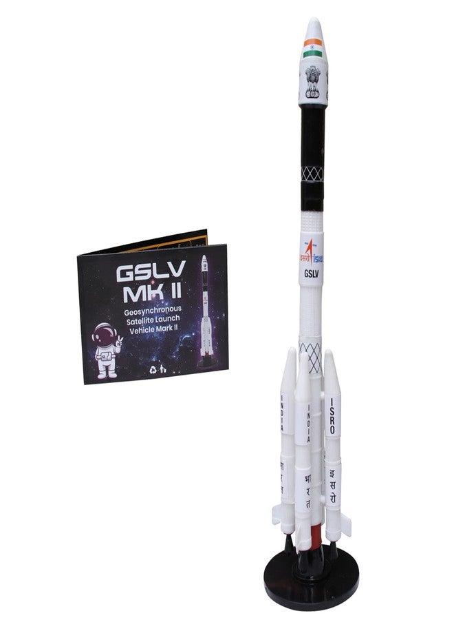 SquareDrop Combo Set of PSLV - GSLV MK III - GSLV MK II - Prototype Models - Plastic Rocket Models - Astronomy - Sky Science - DIY Activity Kit - Multi Color - Image 4